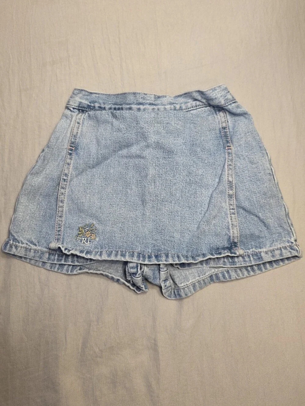 Girls Vintage Ralph Lauren Denim Skort